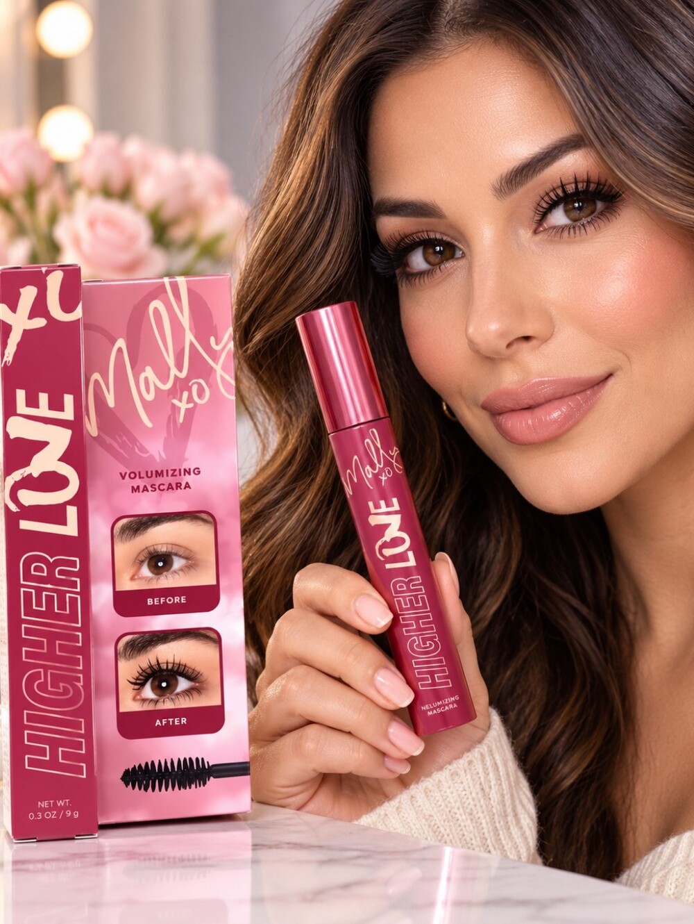 Mally Beauty Higher Love Volumizing Mascara — BLACK